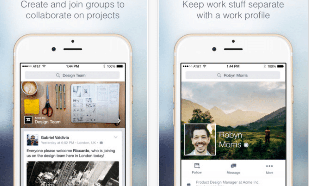 facebook at work