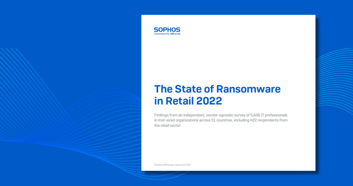 indústria do retalho ransomware sophos 2021