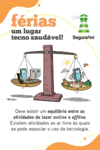 Férias: um lugar tecno saudável
