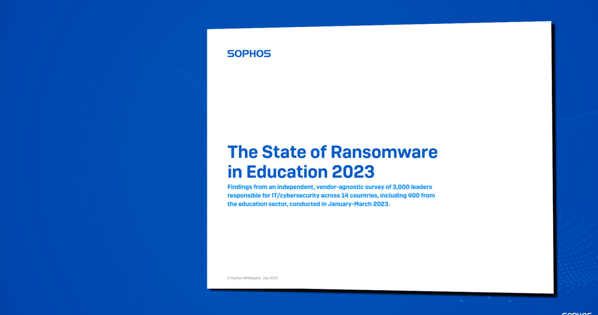 setor da educação ransomware 2023